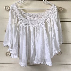 Boho wide sleeve shirt